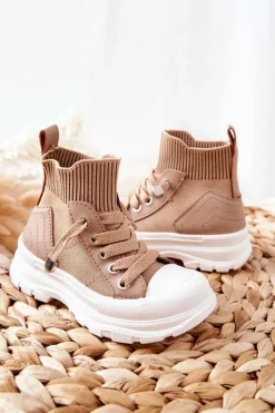 Discount Boto Dziecięce Trampki Beżowe Best Of Joy