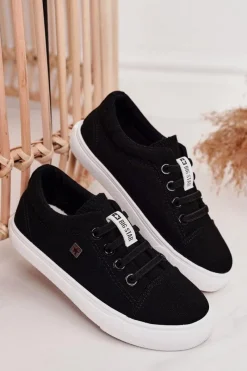 Sale Big Star Shoes Dziecięce Trampki Big Star DD374078 Czarne