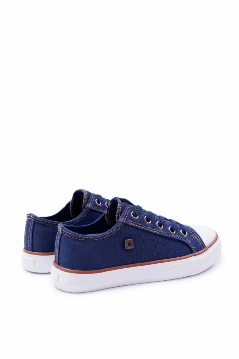 Sale Big Star Shoes Dziecięce Trampki Big Star Granatowe DD374086