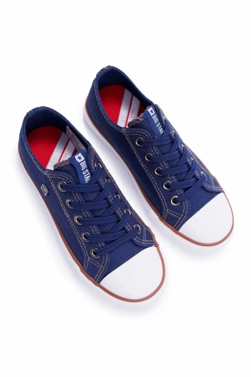 Sale Big Star Shoes Dziecięce Trampki Big Star Granatowe DD374086