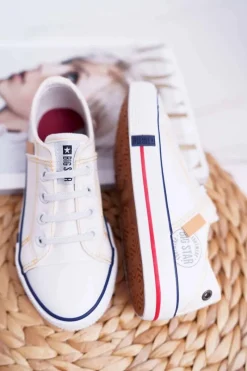 Hot Big Star Shoes Dziecięce Trampki Big Star Białe DD374130