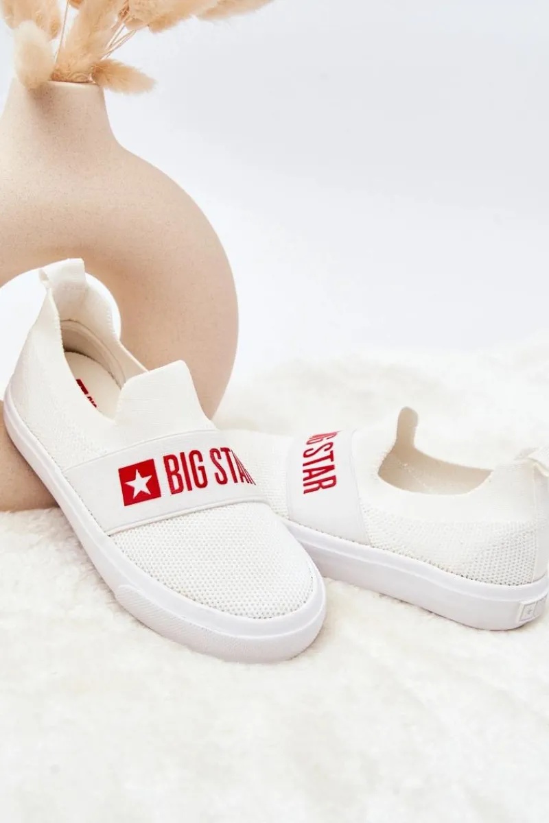 Chłopięce|Dziewczęce>Big Star Shoes Dziecięce Trampki BIG STAR JJ374029 Białe