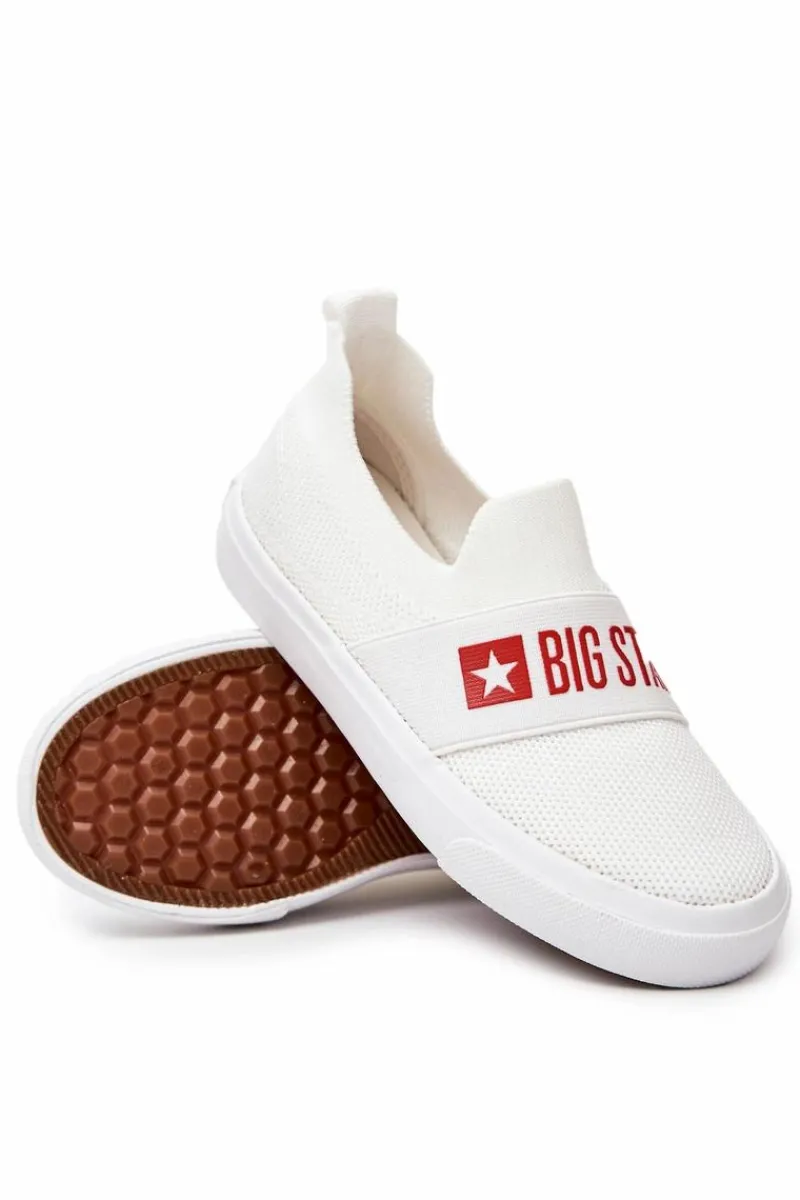 Chłopięce|Dziewczęce>Big Star Shoes Dziecięce Trampki BIG STAR JJ374029 Białe