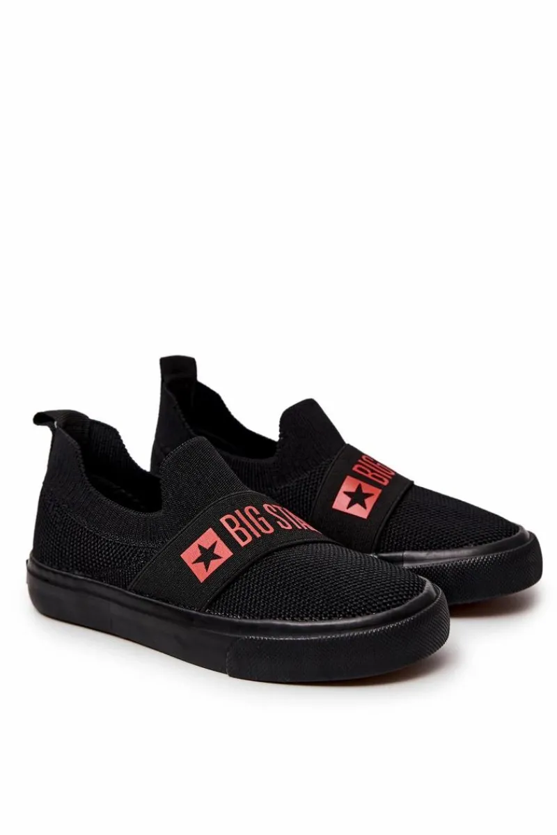 Dziecięce Trampki BIG STAR JJ374030 Czarne Dzieci Chłopięce|Dziewczęce