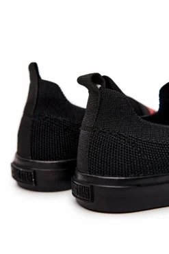 Dziecięce Trampki BIG STAR JJ374030 Czarne Dzieci Chłopięce|Dziewczęce