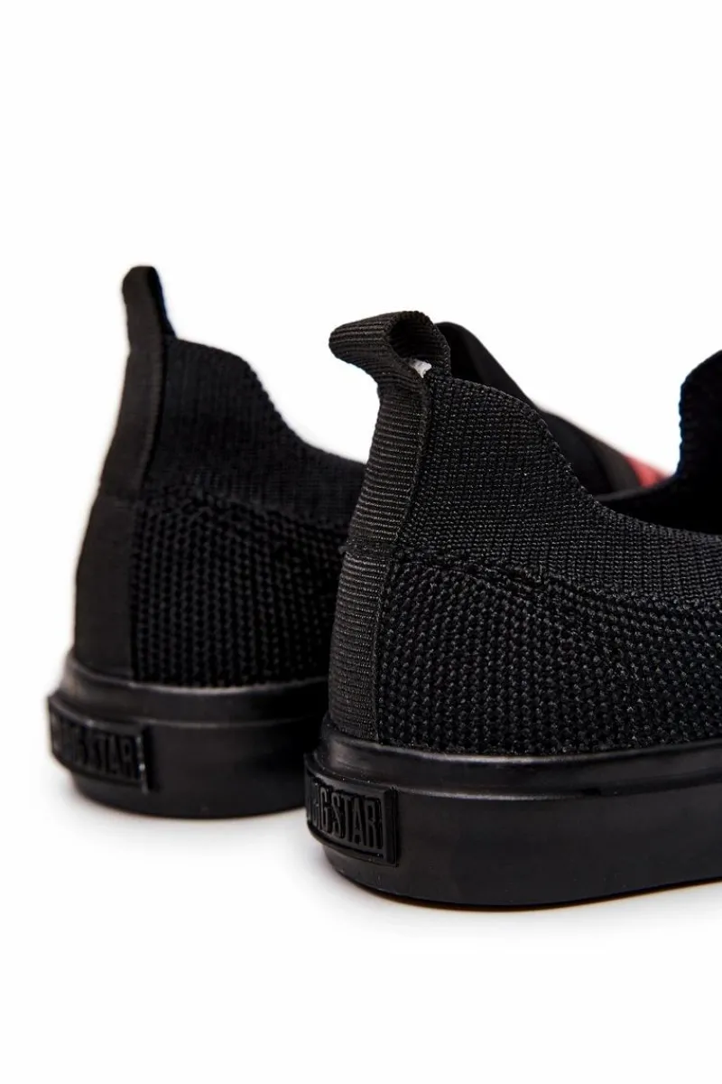 Dziecięce Trampki BIG STAR JJ374030 Czarne Dzieci Chłopięce|Dziewczęce