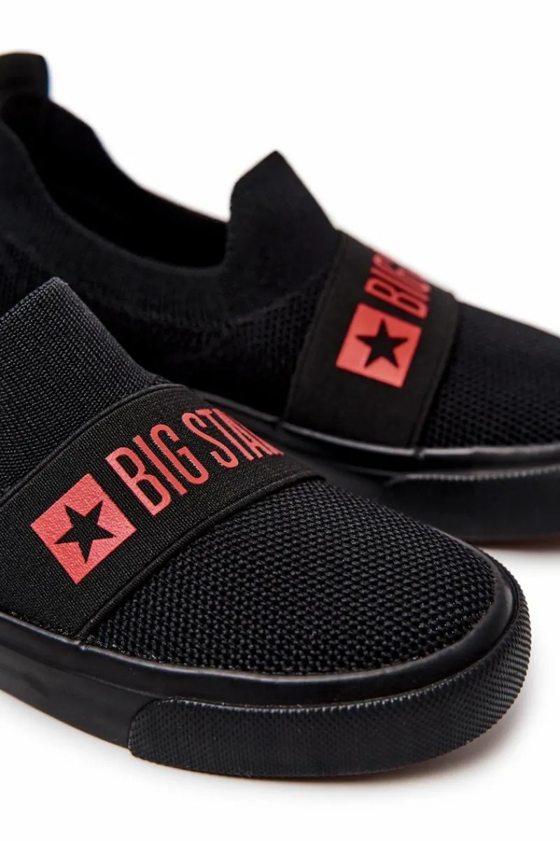 Dziecięce Trampki BIG STAR JJ374030 Czarne Dzieci Chłopięce|Dziewczęce