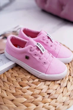 Big Star Shoes Dziecięce Trampki Big Star DD374076 Różowe