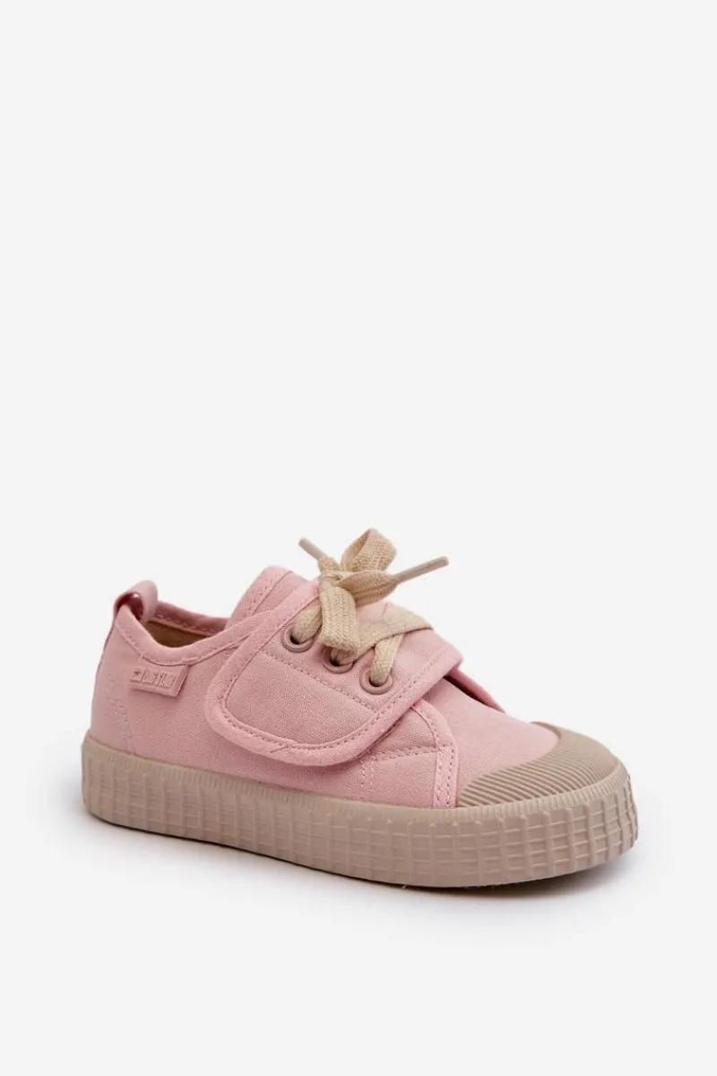 Dziecięce Trampki HI-POLY SYSTEM BIG STAR NN374019 Różowe Dzieci Chłopięce|Dziewczęce