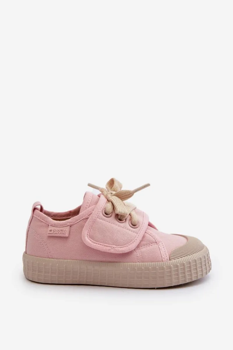 Dziecięce Trampki HI-POLY SYSTEM BIG STAR NN374019 Różowe Dzieci Chłopięce|Dziewczęce