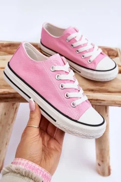 New Dziecięce Trampki Klasyczne Różowe Filemon Dzieci Dziewczęce|Back To School