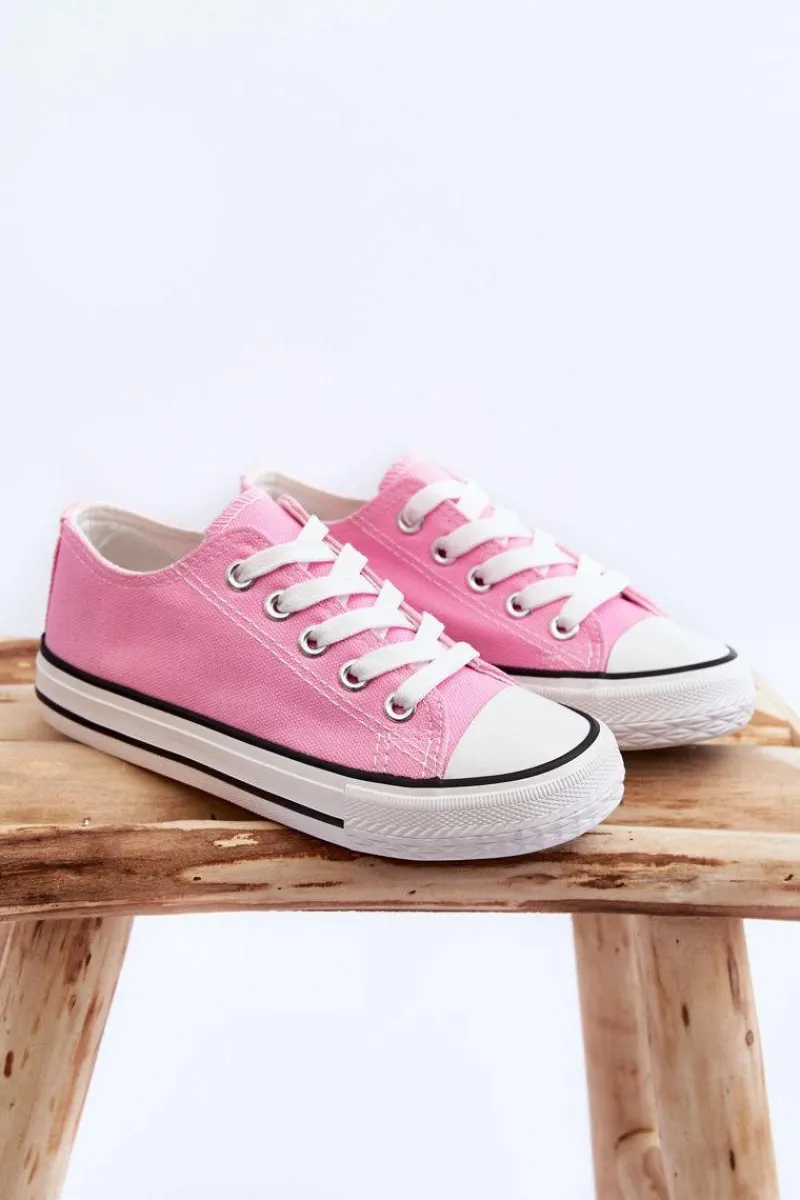 New Dziecięce Trampki Klasyczne Różowe Filemon Dzieci Dziewczęce|Back To School