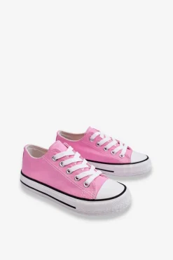 New Dziecięce Trampki Klasyczne Różowe Filemon Dzieci Dziewczęce|Back To School