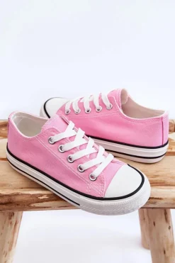 New Dziecięce Trampki Klasyczne Różowe Filemon Dzieci Dziewczęce|Back To School