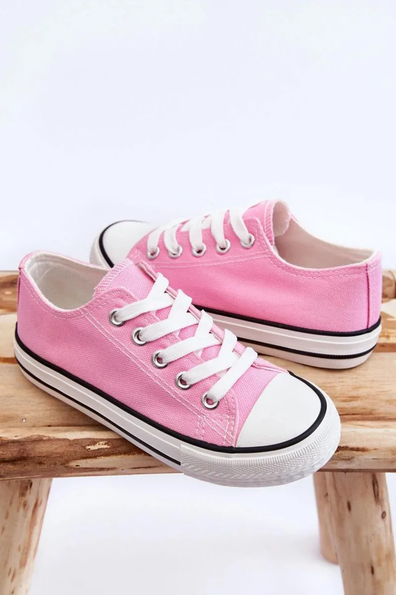 New Dziecięce Trampki Klasyczne Różowe Filemon Dzieci Dziewczęce|Back To School