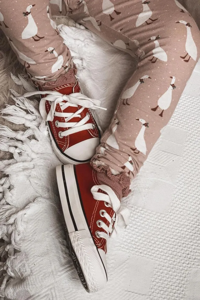 Outlet Boto Dziecięce Trampki Klasyczne Czerwone Filemon Czerwony