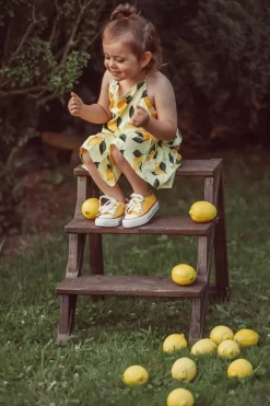 Hot Boto Dziecięce Trampki Klasyczne Żółte Filemon Żółty