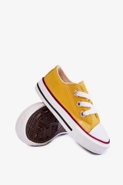 Hot Boto Dziecięce Trampki Klasyczne Żółte Filemon Żółty