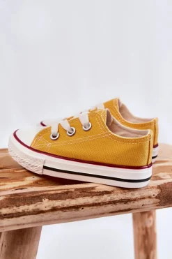 Hot Boto Dziecięce Trampki Klasyczne Żółte Filemon Żółty