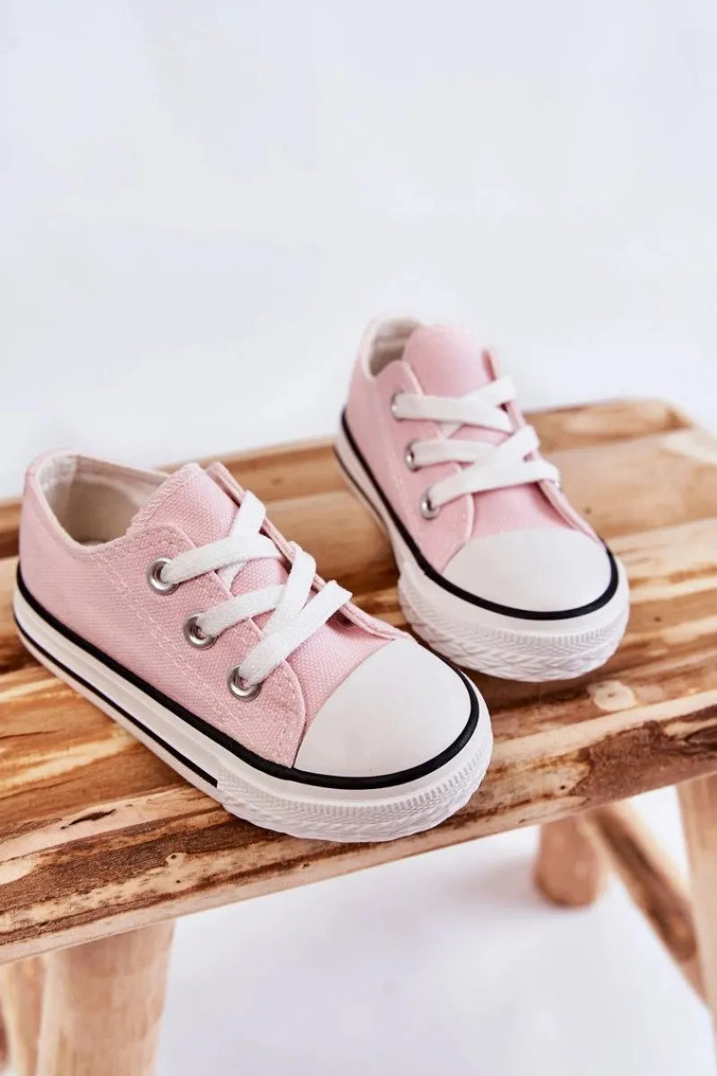 Dziewczęce>Boto Dziecięce Trampki Klasyczne Jasnoróżowe Filemon