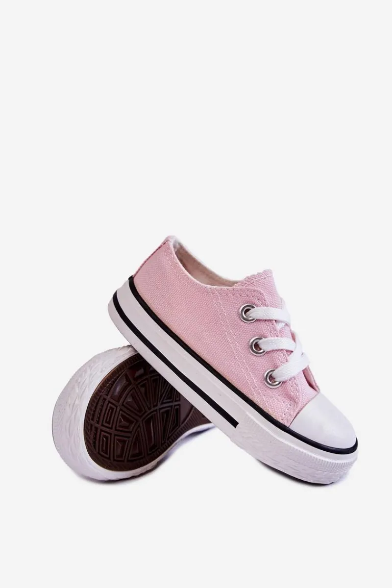 Dziewczęce>Boto Dziecięce Trampki Klasyczne Jasnoróżowe Filemon