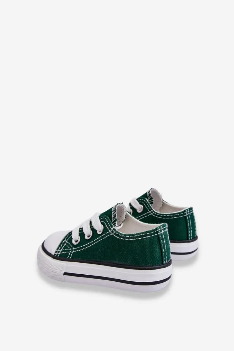 Chłopięce|Dziewczęce>Boto Dziecięce Trampki Klasyczne Zielone Filemon Zielony