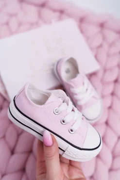 Dziewczęce>Boto Dziecięce Trampki Klasyczne Różowe Filemon