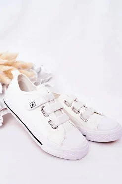 Clearance Evento Dziecięce Trampki Na Rzep Białe Avengers