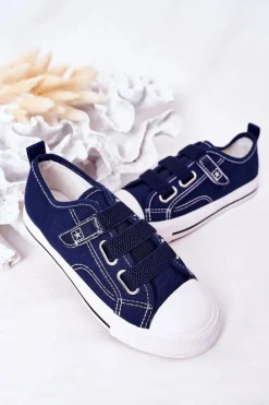 Clearance Evento Dziecięce Trampki Na Rzep Granatowe Avengers