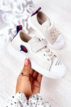 Discount Dziecięce Trampki Na Rzep Beżowe Cartoon Dzieci Chłopięce|Dziewczęce