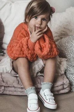 Dziecięce Trampki Na Rzepy BIG STAR HH374095 Białe Dzieci Chłopięce|Dziewczęce