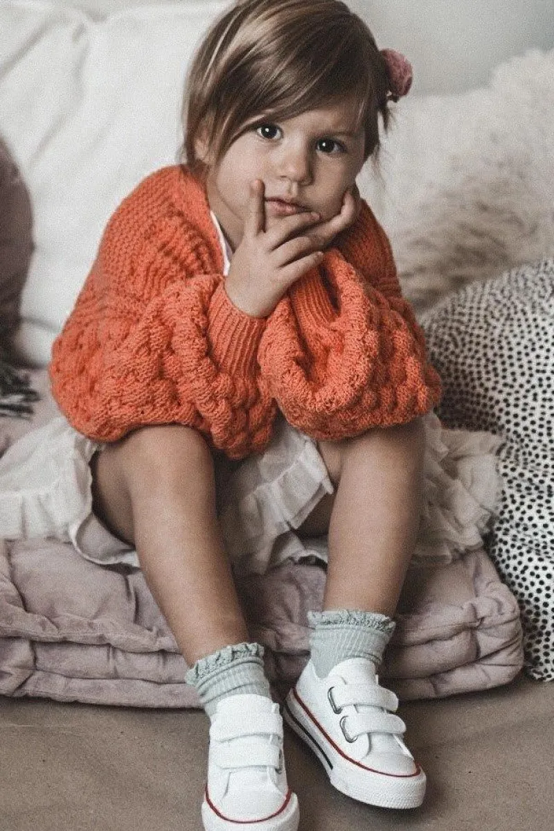 Dziecięce Trampki Na Rzepy BIG STAR HH374095 Białe Dzieci Chłopięce|Dziewczęce