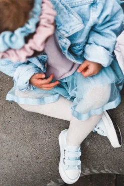 Hot Big Star Shoes Dziecięce Trampki Na Rzepy BIG STAR HH374100 Niebieskie