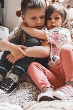 Clearance Dziecięce Trampki Na Rzepy Różowe Bernie Dzieci Chłopięce|Dziewczęce