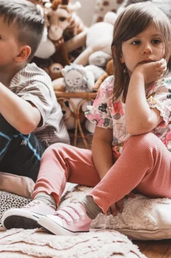 Clearance Dziecięce Trampki Na Rzepy Różowe Bernie Dzieci Chłopięce|Dziewczęce