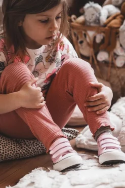 Clearance Dziecięce Trampki Na Rzepy Różowe Bernie Dzieci Chłopięce|Dziewczęce