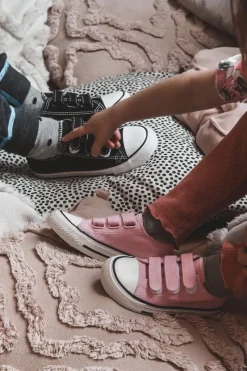 Clearance Dziecięce Trampki Na Rzepy Różowe Bernie Dzieci Chłopięce|Dziewczęce