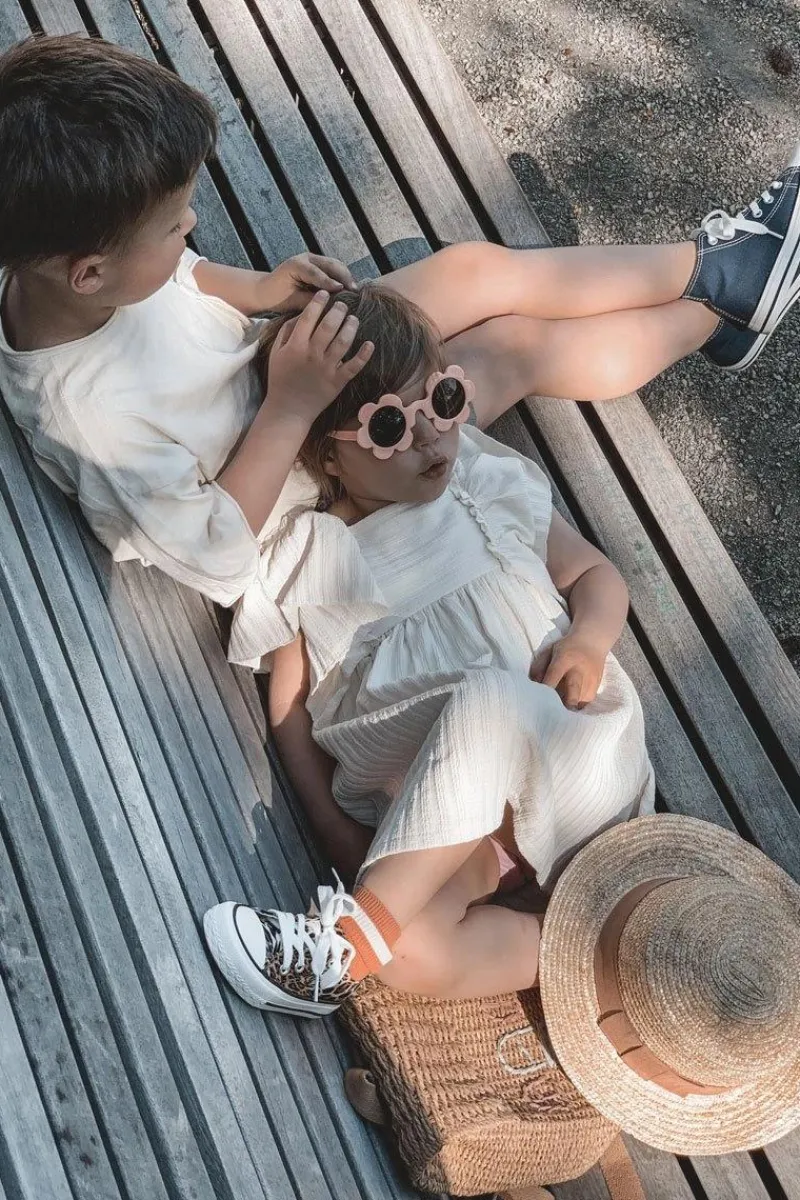 Online Boto Dziecięce Trampki W Panterkę Białe Berni