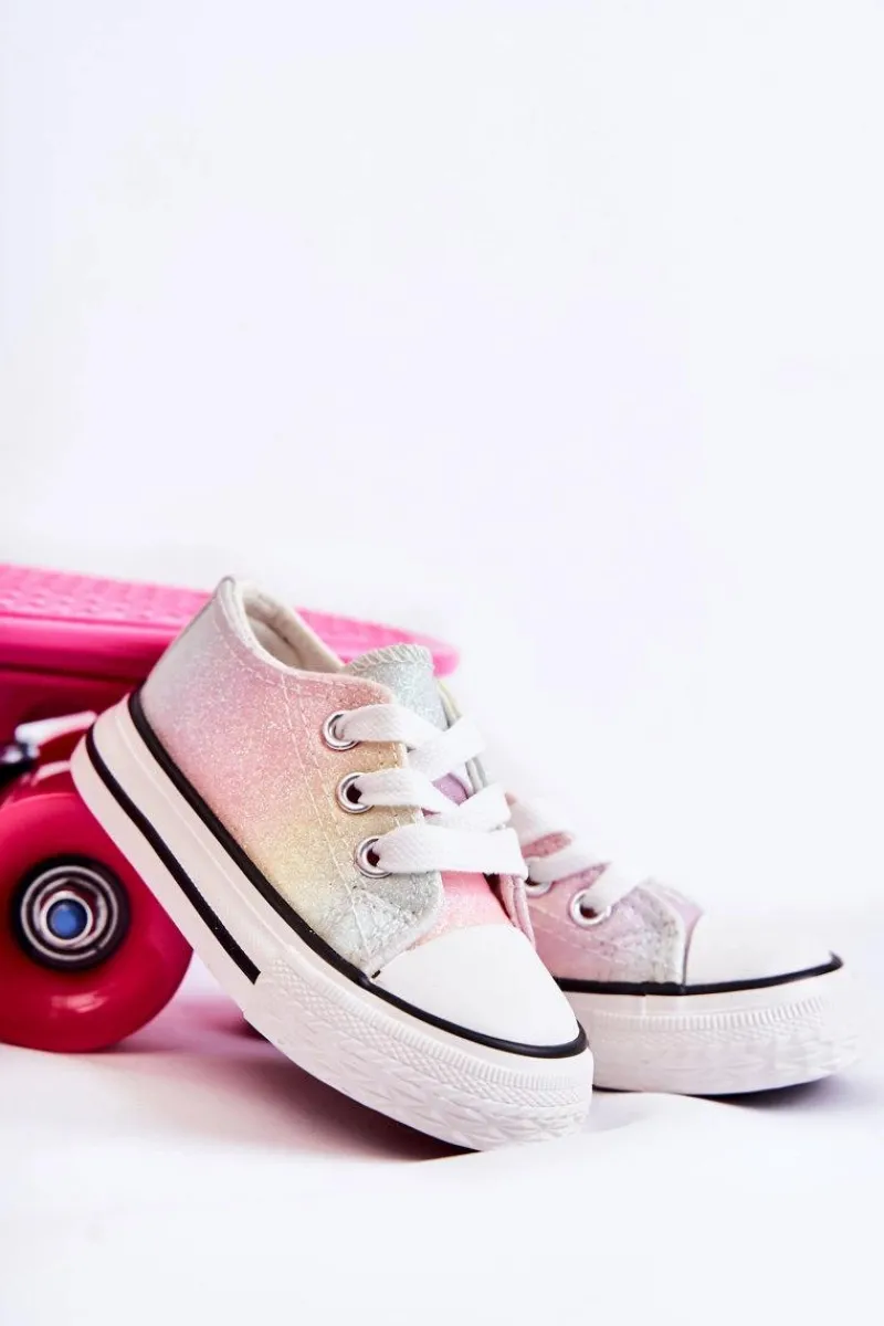 Dziewczęce|Back To School>Boto Dziecięce Trampki Wiązane Multikolor Effy Wielokolorowy