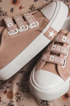 Clearance Dziecięce Trampki Wsuwane Big Star LL374008 Różowe Dzieci Chłopięce|Dziewczęce