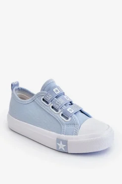 Chłopięce|Dziewczęce>Big Star Shoes Dziecięce Trampki Wsuwane Big Star LL374009 Niebieskie