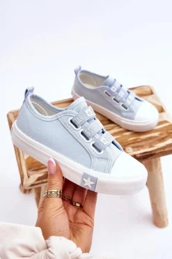 Chłopięce|Dziewczęce>Big Star Shoes Dziecięce Trampki Wsuwane Big Star LL374009 Niebieskie