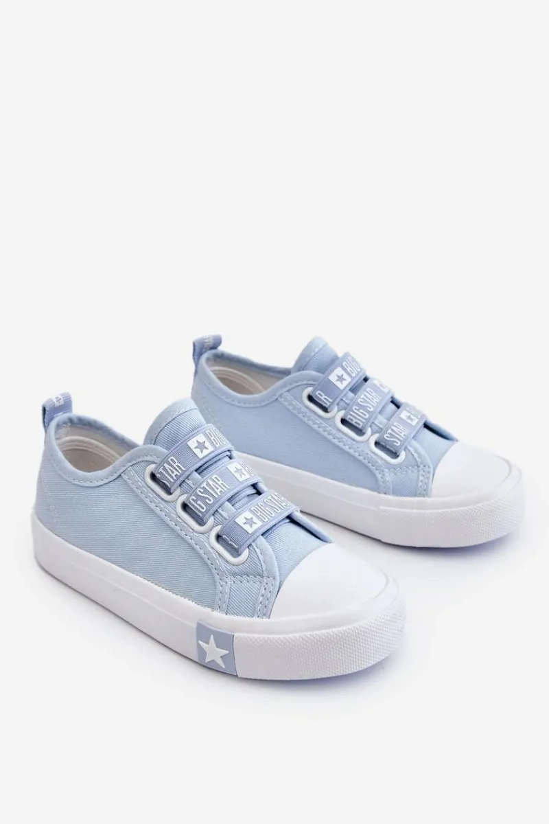 Chłopięce|Dziewczęce>Big Star Shoes Dziecięce Trampki Wsuwane Big Star LL374009 Niebieskie