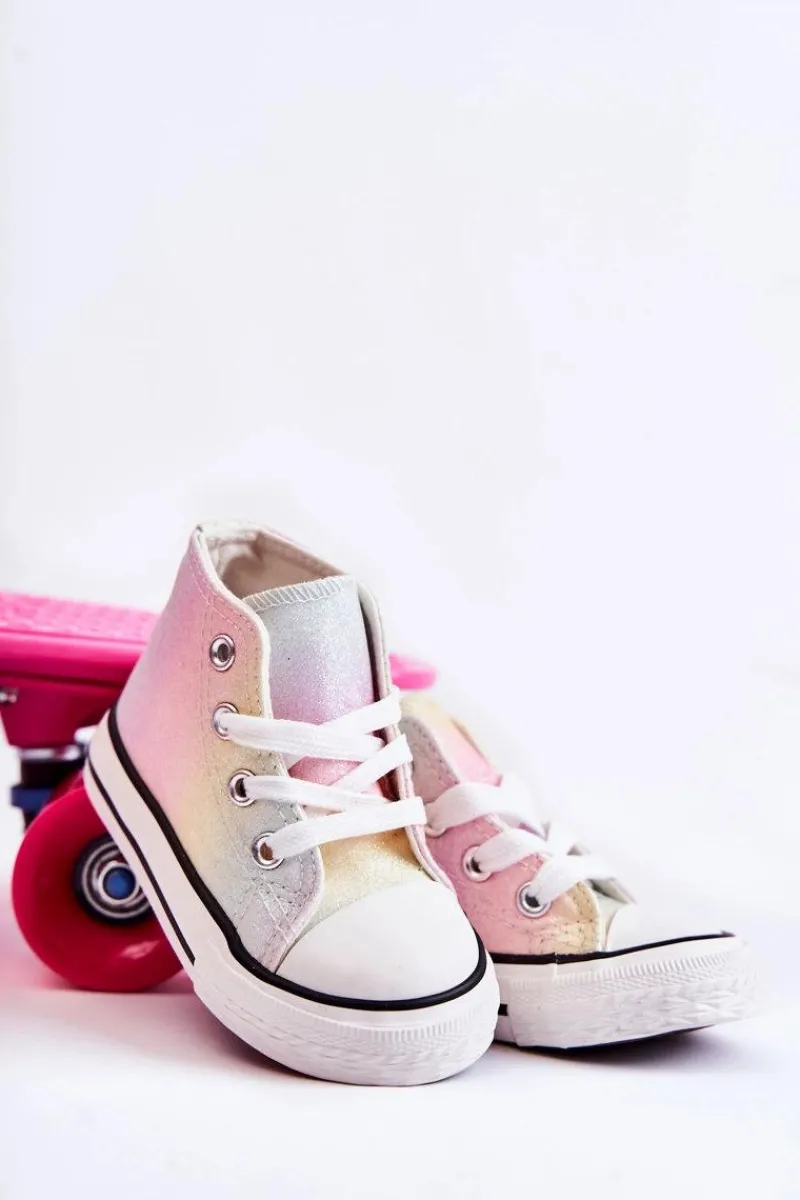 Best Dziecięce Trampki Wysokie Multikolor Blanka Dzieci Dziewczęce|Back To School