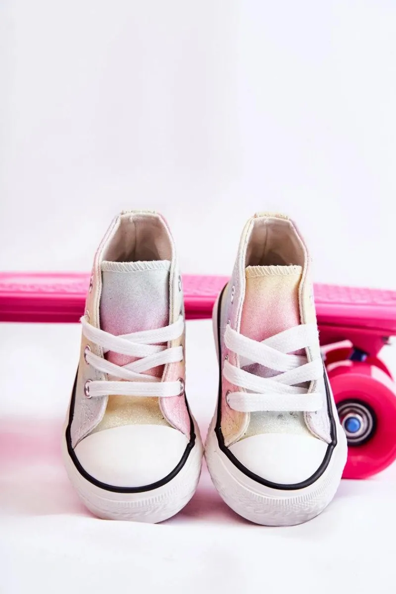 Best Dziecięce Trampki Wysokie Multikolor Blanka Dzieci Dziewczęce|Back To School