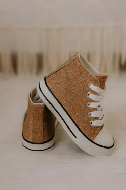 Best Boto Dziecięce Trampki Wysokie Różowe Złoto Catrina Różowy