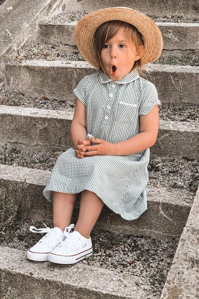 Clearance Boto Dziecięce Trampki Z Koronką Białe Roly-Poly