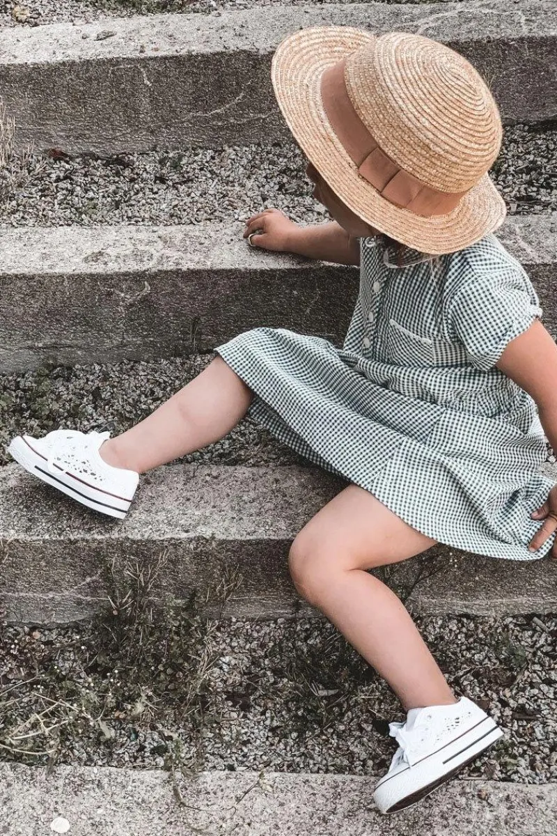 Clearance Boto Dziecięce Trampki Z Koronką Białe Roly-Poly