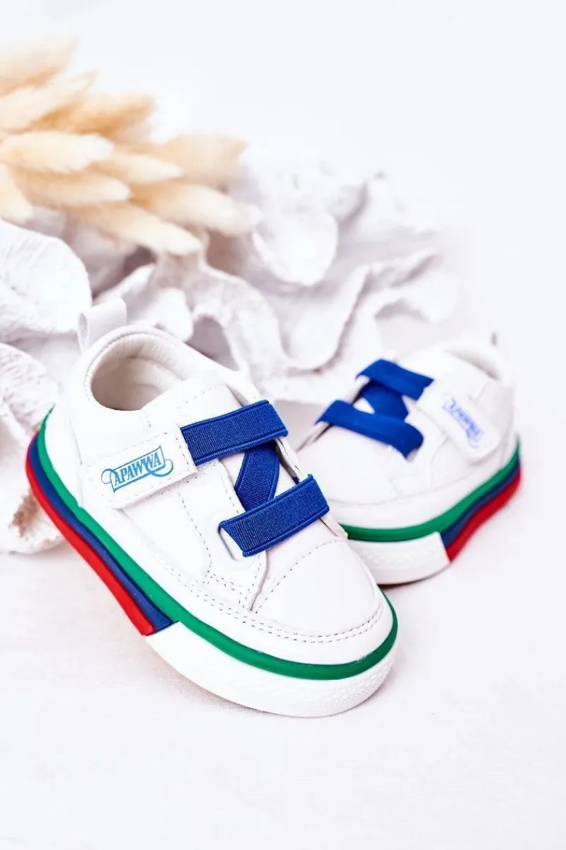 Discount Dziecięce Trampki Ze Ściągaczem Biało Granatowe Baxter Dzieci Chłopięce|Chłopięce