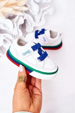 Discount Dziecięce Trampki Ze Ściągaczem Biało Granatowe Baxter Dzieci Chłopięce|Chłopięce